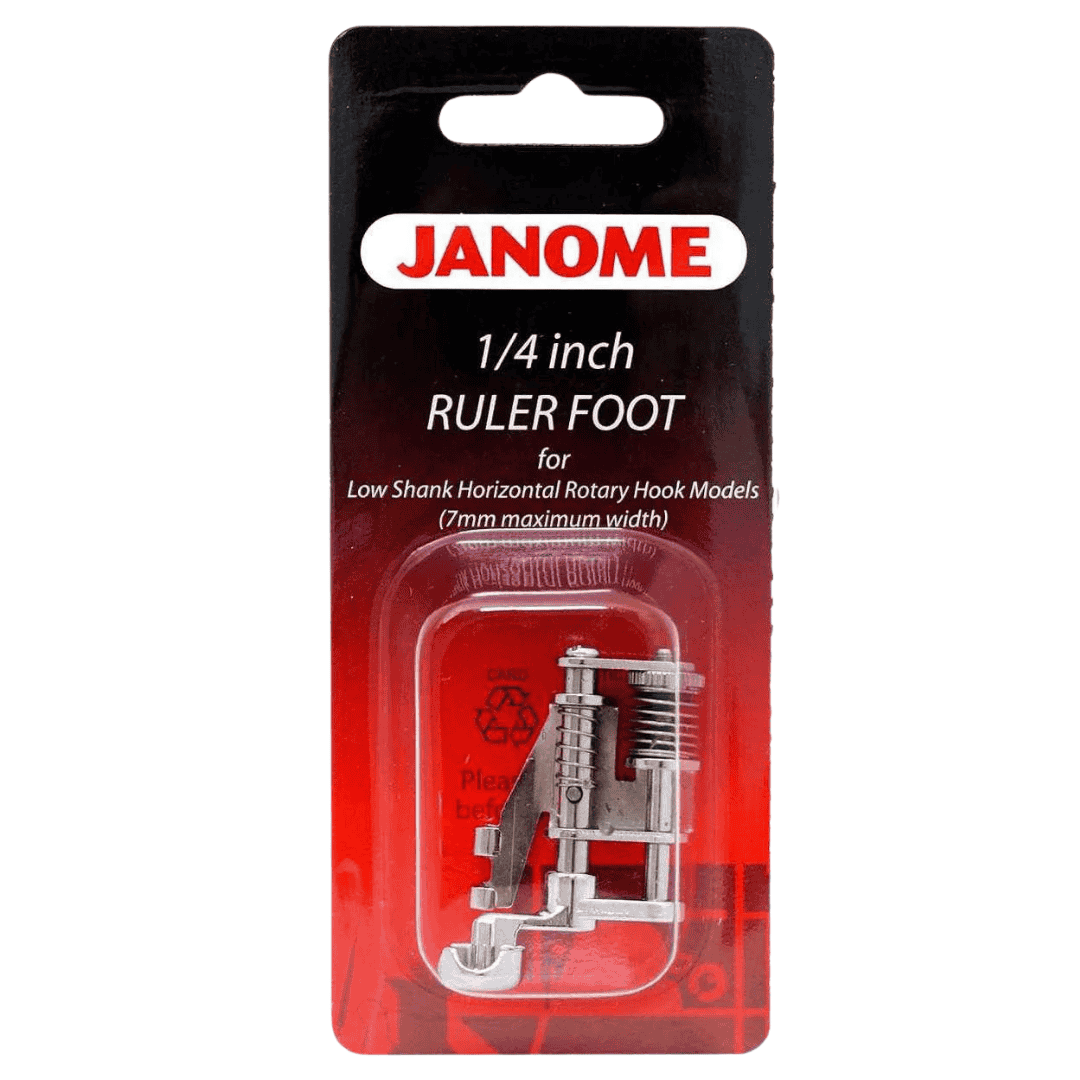 Ruler Work Quarter Inch Foot for Janome Low Shank Machines