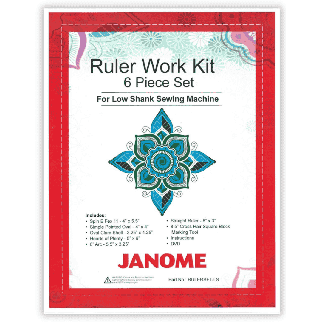 Janome Ruler Accessory Set Janome Ruler Set for Low Shank Sewing Machine – Urban Sewciety