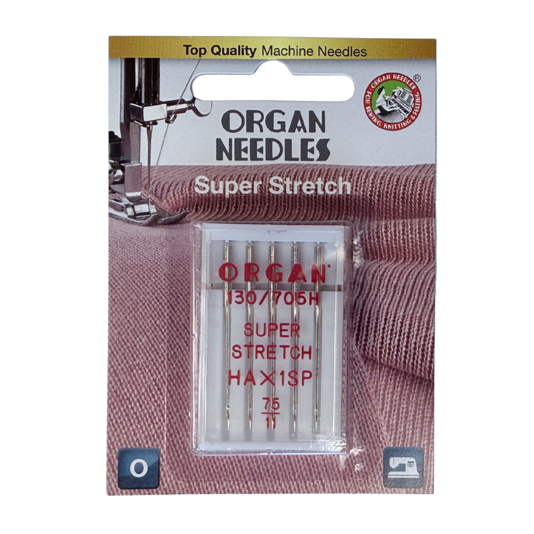 Organ Super Stretch Needles - Size 75/11 - 5 Pack