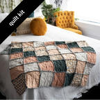 Quilt Kit: Weekend Rag Quilt - Throw Size