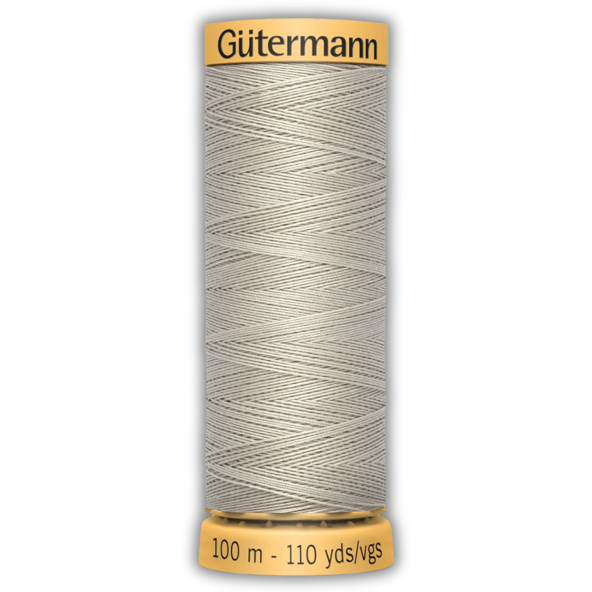 Gutermann Cotton Thread - 50wt - 109yds - Solid Sand