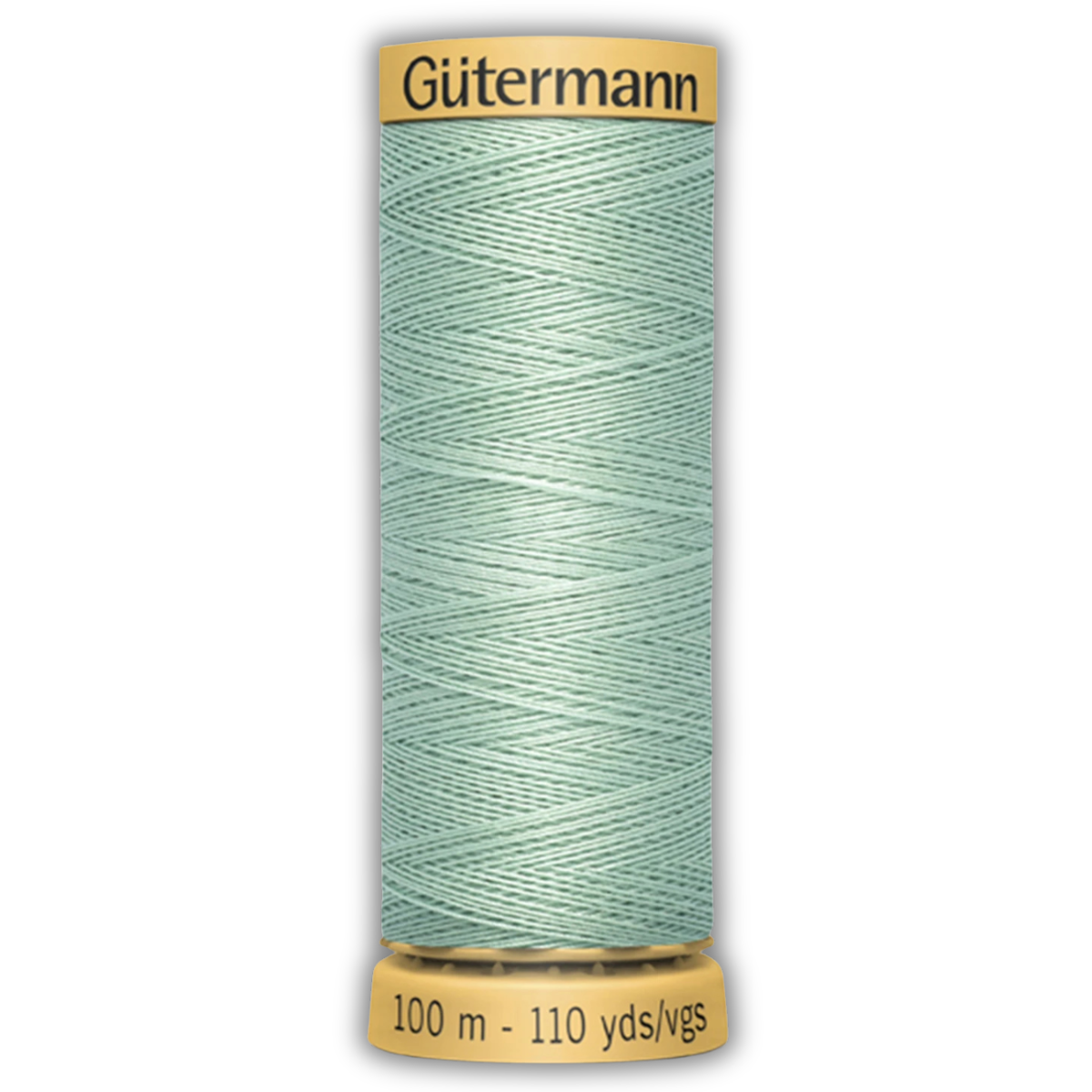 Gutermann Cotton Thread - 50wt - 109yds - Medium Mint Green
