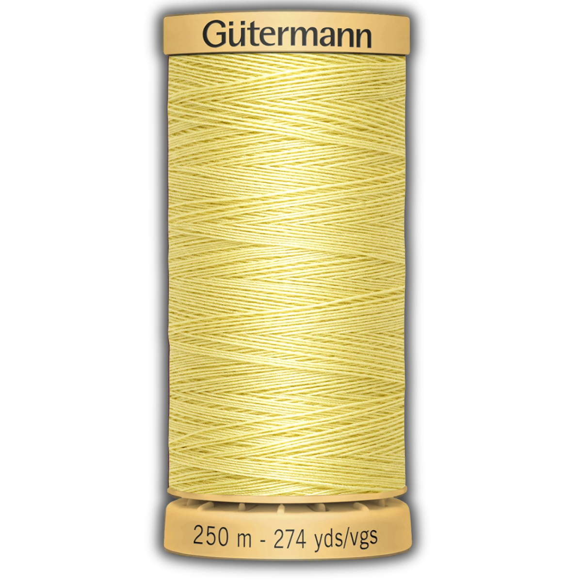 Gutermann Cotton Thread - 50wt - 273yds - Light Yellow