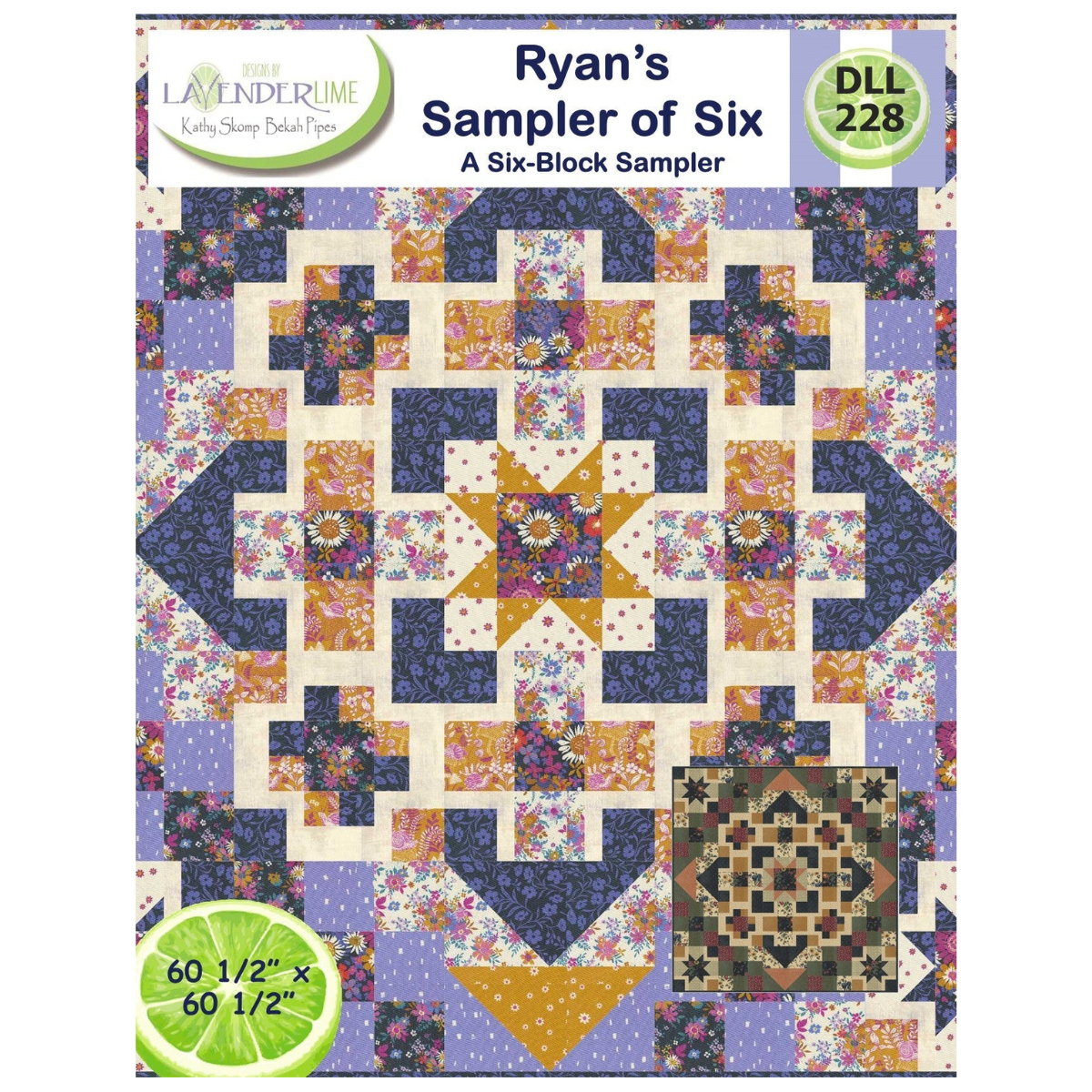 Lavender Lime Quilting - Ryan's Sampler of Six