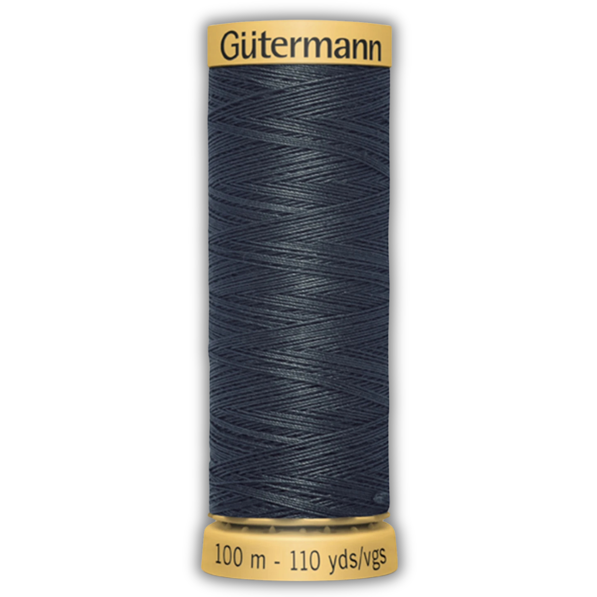 Gutermann Cotton Thread - 50wt - 109yds - Solid Almost Black