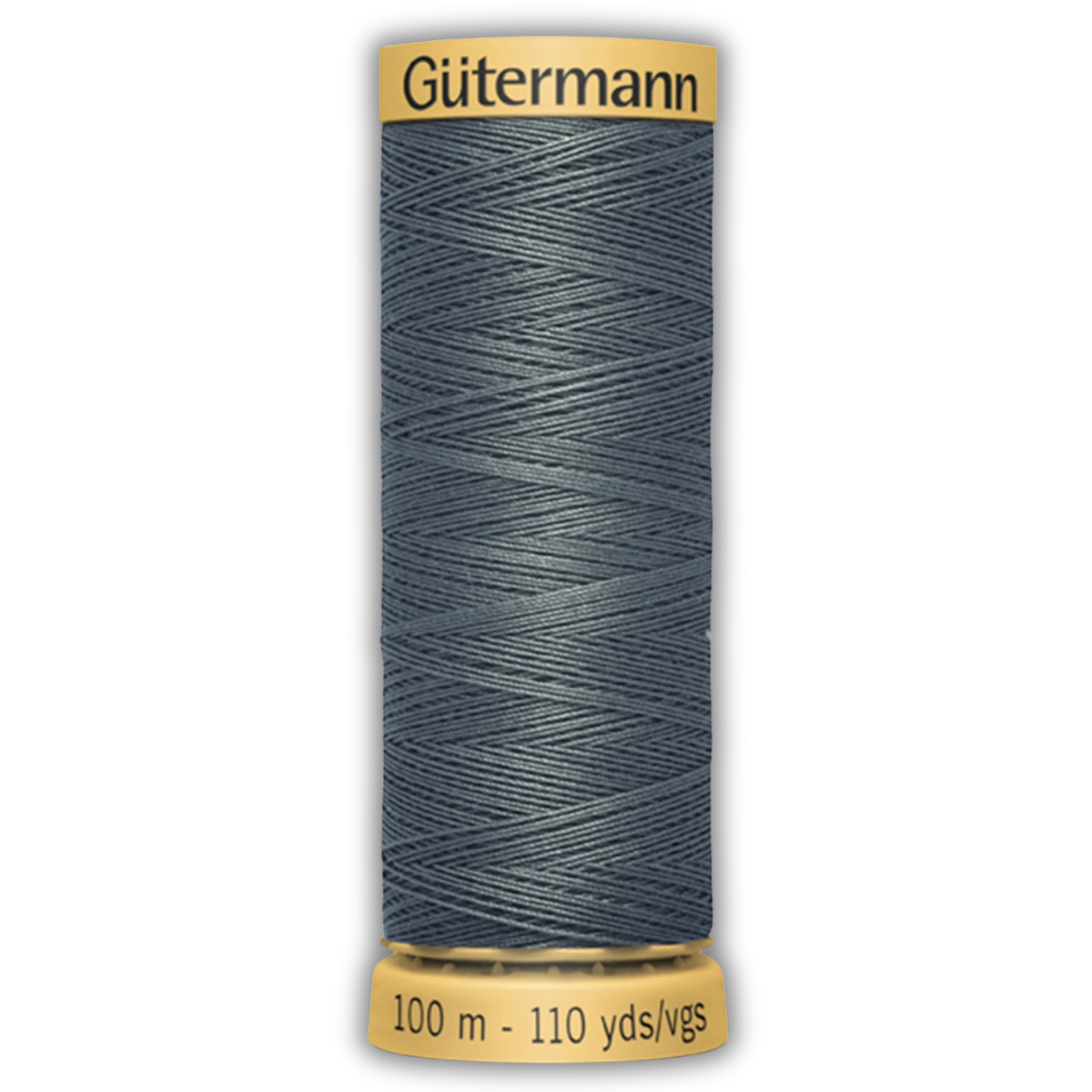 Gutermann Cotton Thread - 50wt - 109yds - Dark Gray