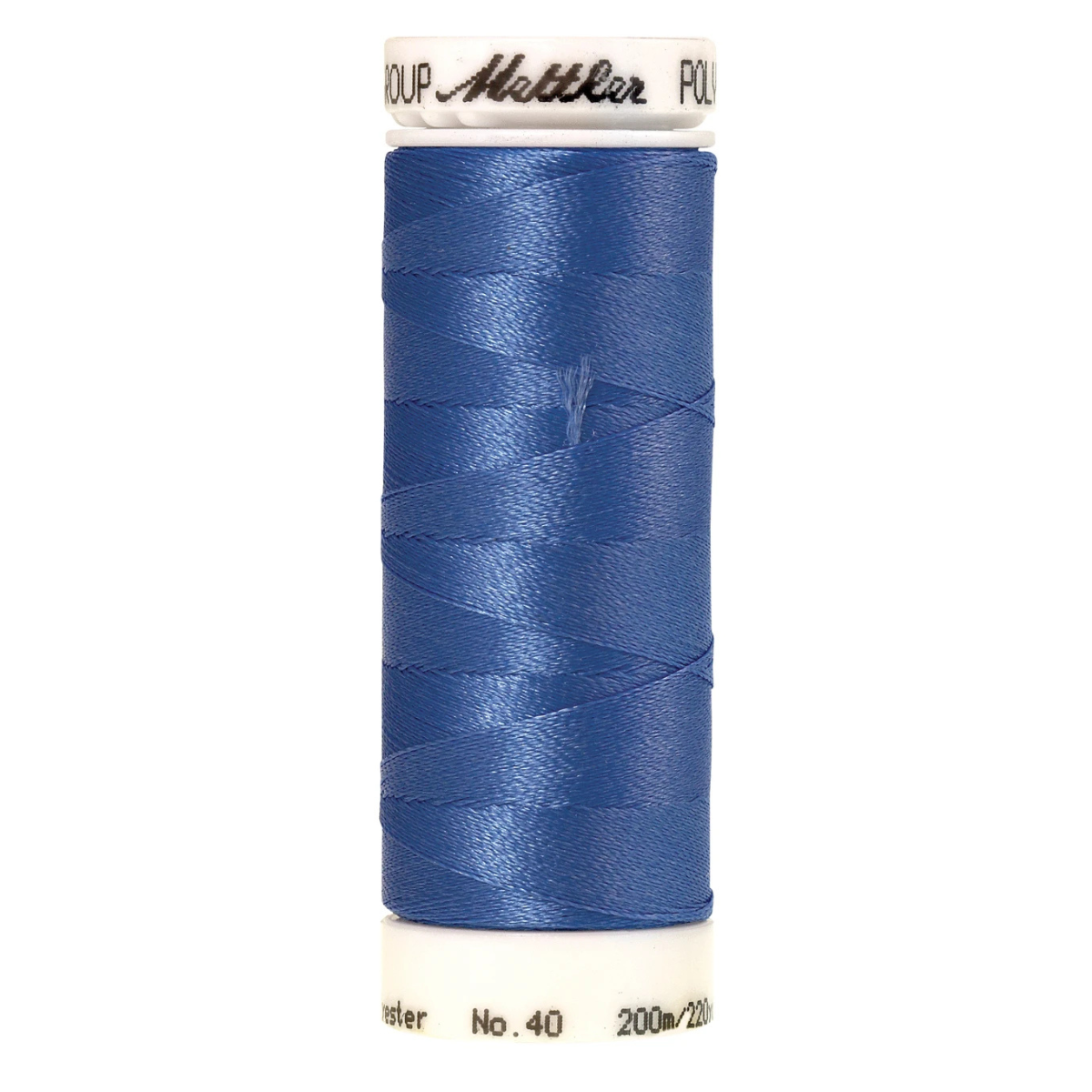 Mettler Poly Sheen Thread - 220 yds - Lake Blue