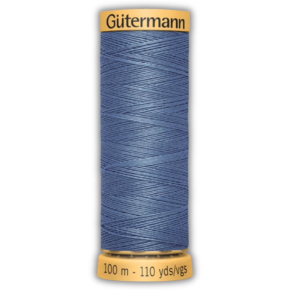Gutermann Cotton Thread - 50wt - 109yds - Dark Blue Sky