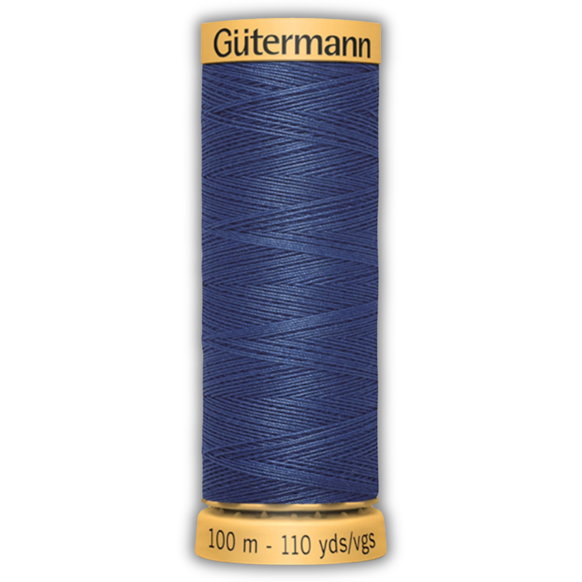 Gutermann Cotton Thread - 50wt - 109yds - Bright Navy