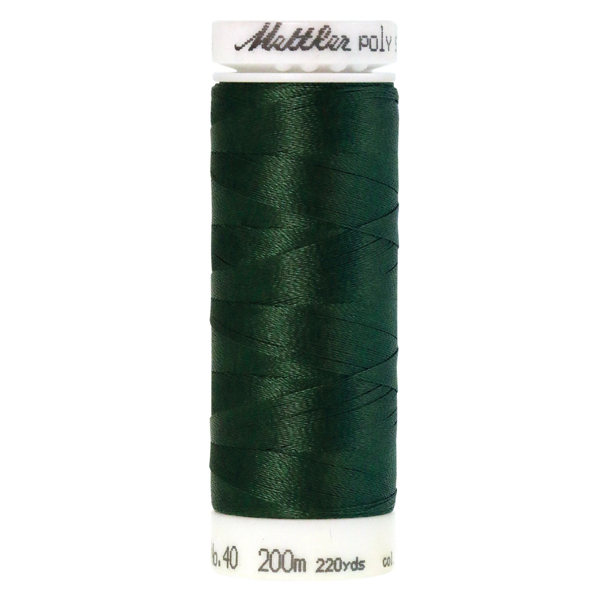 Mettler Poly Sheen Thread - 220 yds - Deep Green