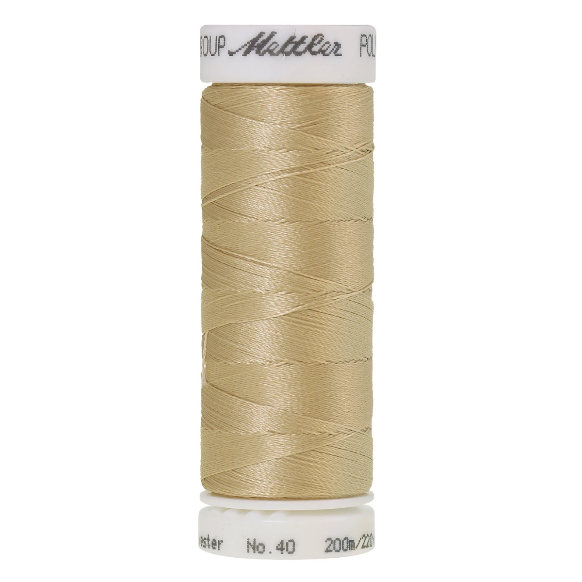 Mettler Poly Sheen Thread - 220 yds - Oat
