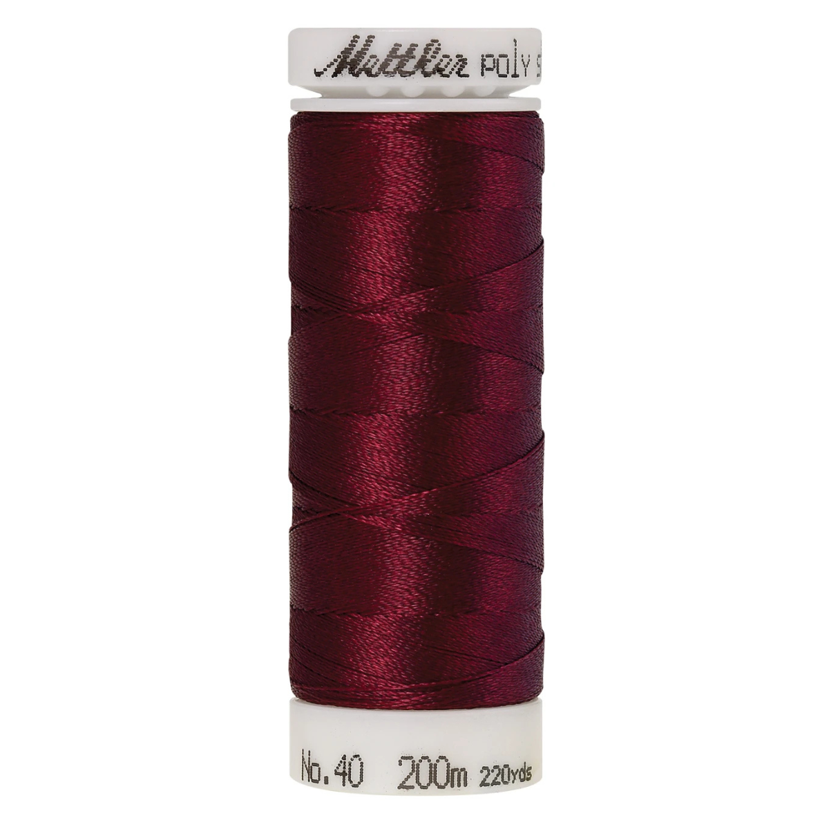 Mettler Poly Sheen Thread - 220 yds - Cranberry
