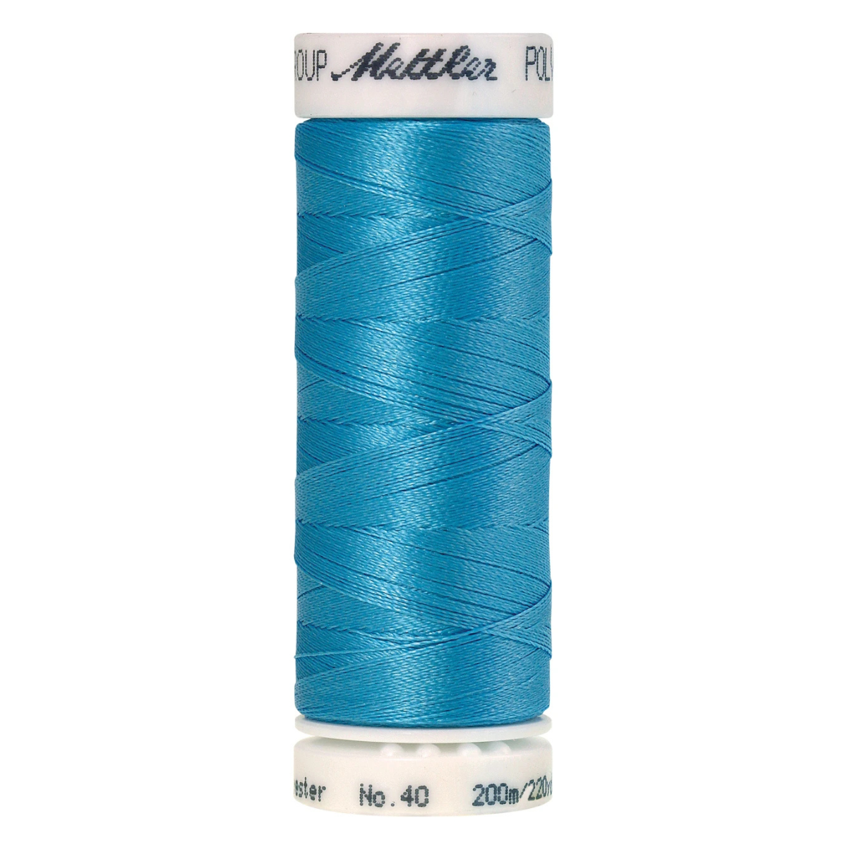Mettler Poly Sheen Thread - 220 yds - Crystal Blue