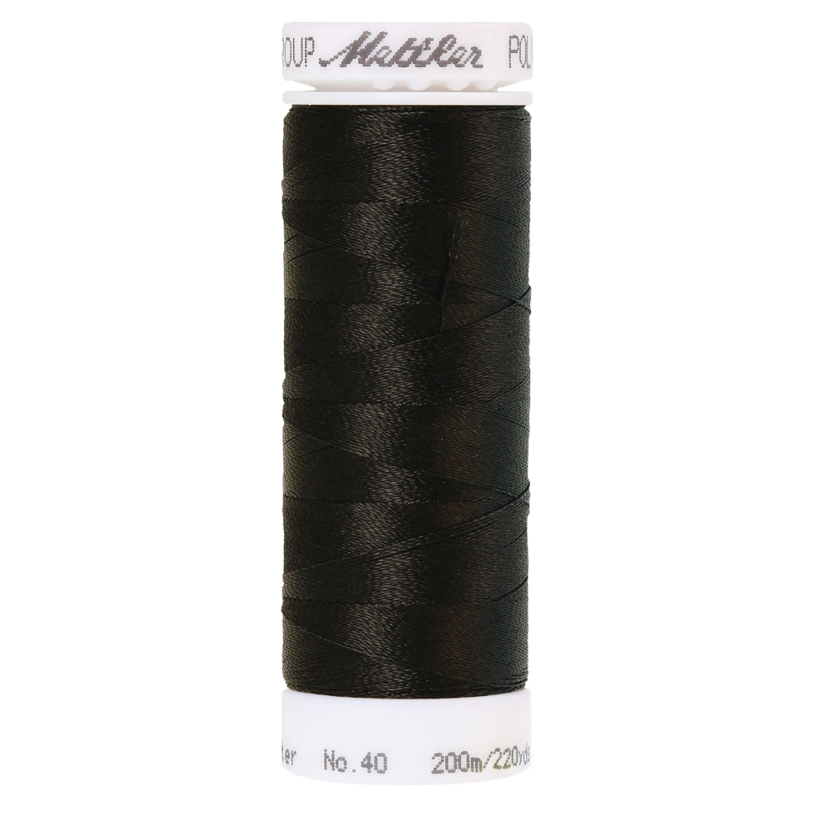 Mettler Poly Sheen Thread - 220 yds - Black