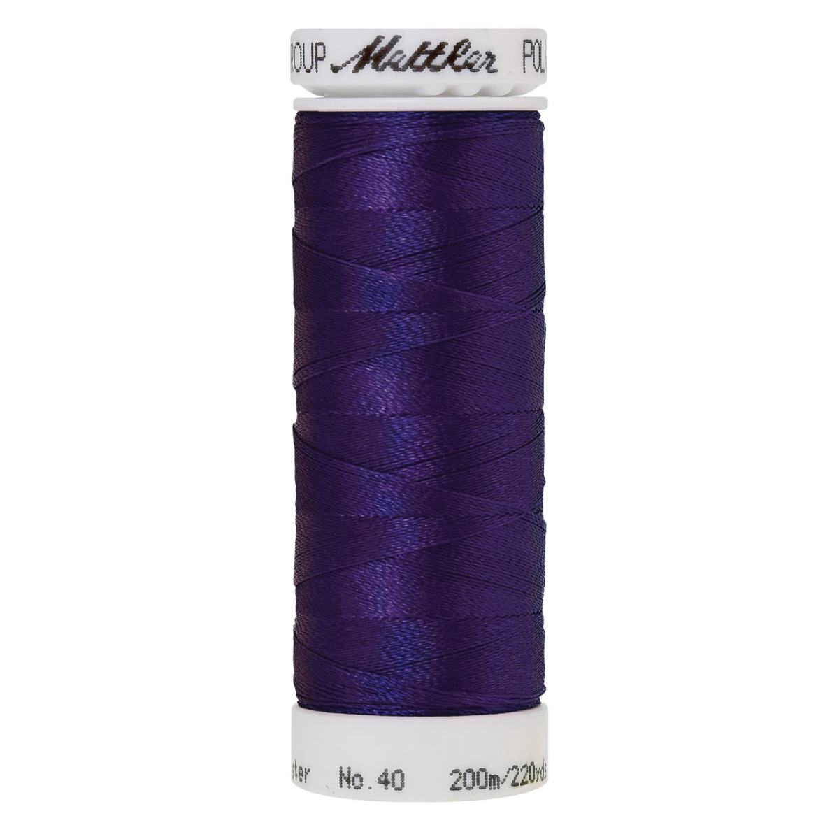 Mettler Poly Sheen Thread - 220 yds - Dark Ink