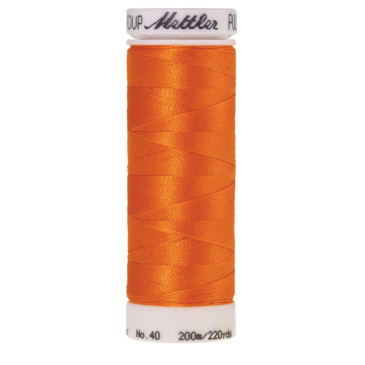 Mettler Poly Sheen Thread - 220 yds - Pumpkin