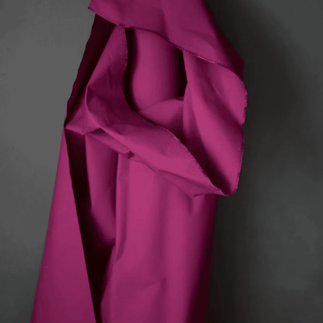 Organic Cotton Dry Oilskin - Magenta