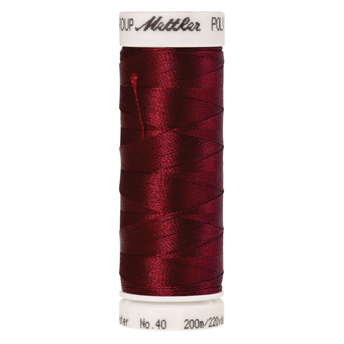 Mettler Poly Sheen Thread - 220 yds - Winterberry