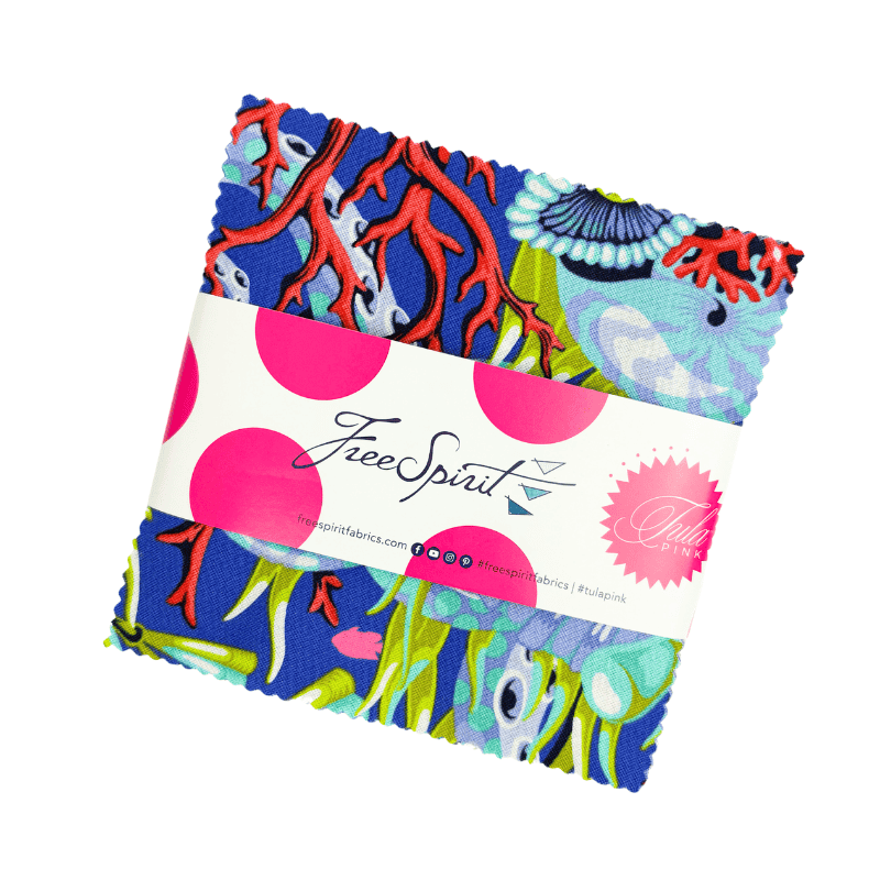 5" Charm Pack - Tula Pink Floral Reef Collection