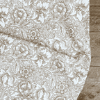 William Morris Lodden Wideback - Pure Poppy Pearwood