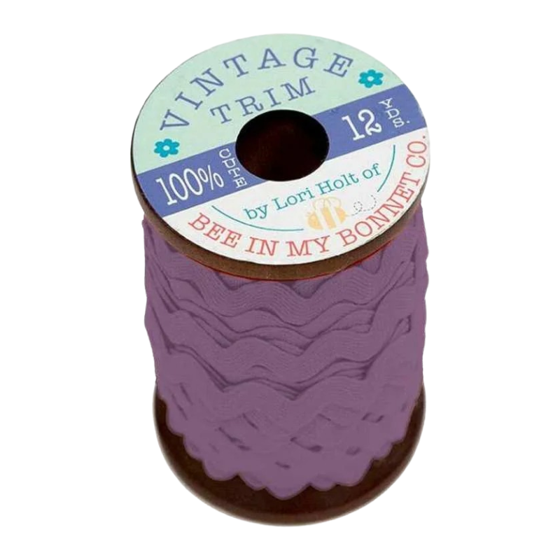 5/8" Ric Rac Trim - Plum