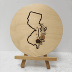 New Jersey Wood Embroidery Kit