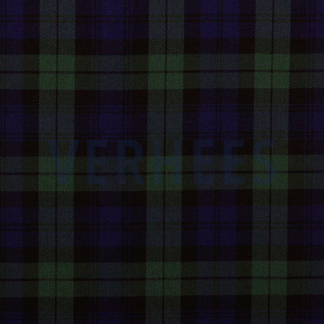 Tartan Check Flannel - Black/Blue/Green Big