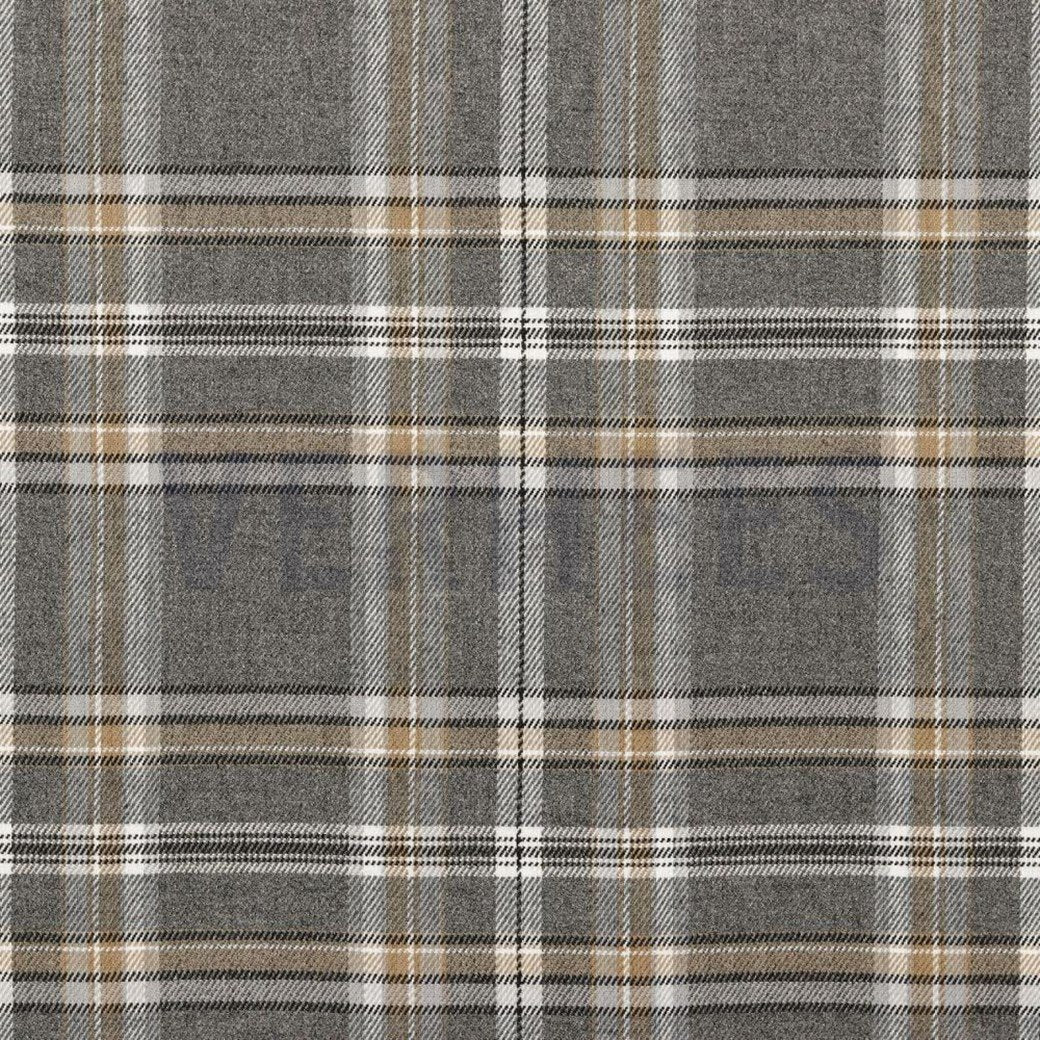Tartan Check Flannel - Grey/Beige