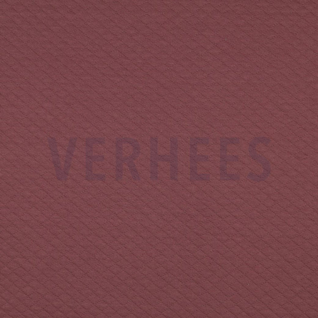 Quilted Knit - Old Blush