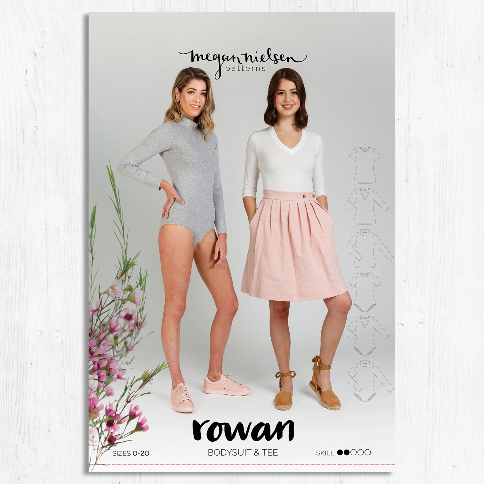 Megan Nielsen Patterns - Rowan Bodysuit and Tee