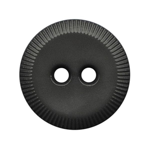 1/2" Two-Holed Fashion Button - Gray