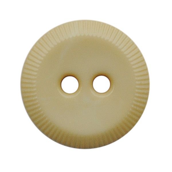 1/2" Two-Holed Fashion Button - Light Beige