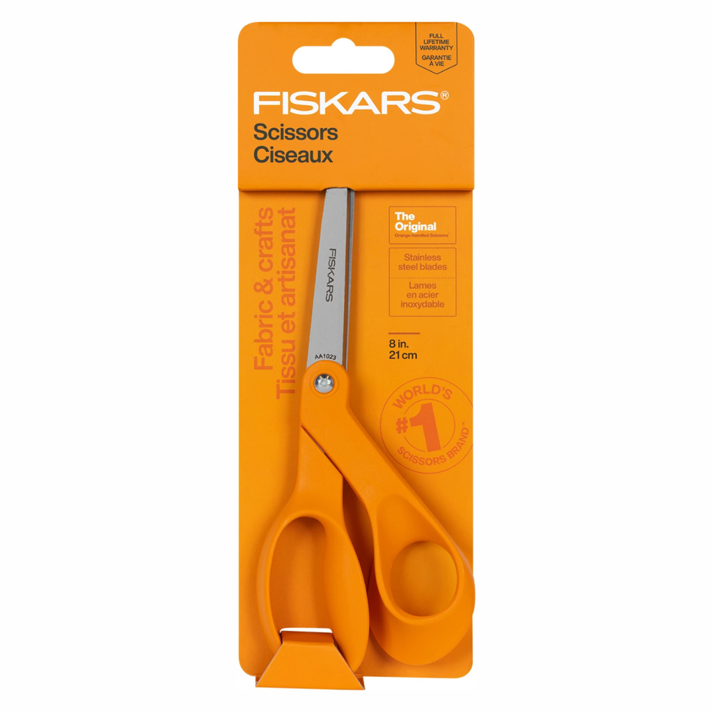 Fiskars All Purpose Bent Right Handed Scissor 8in