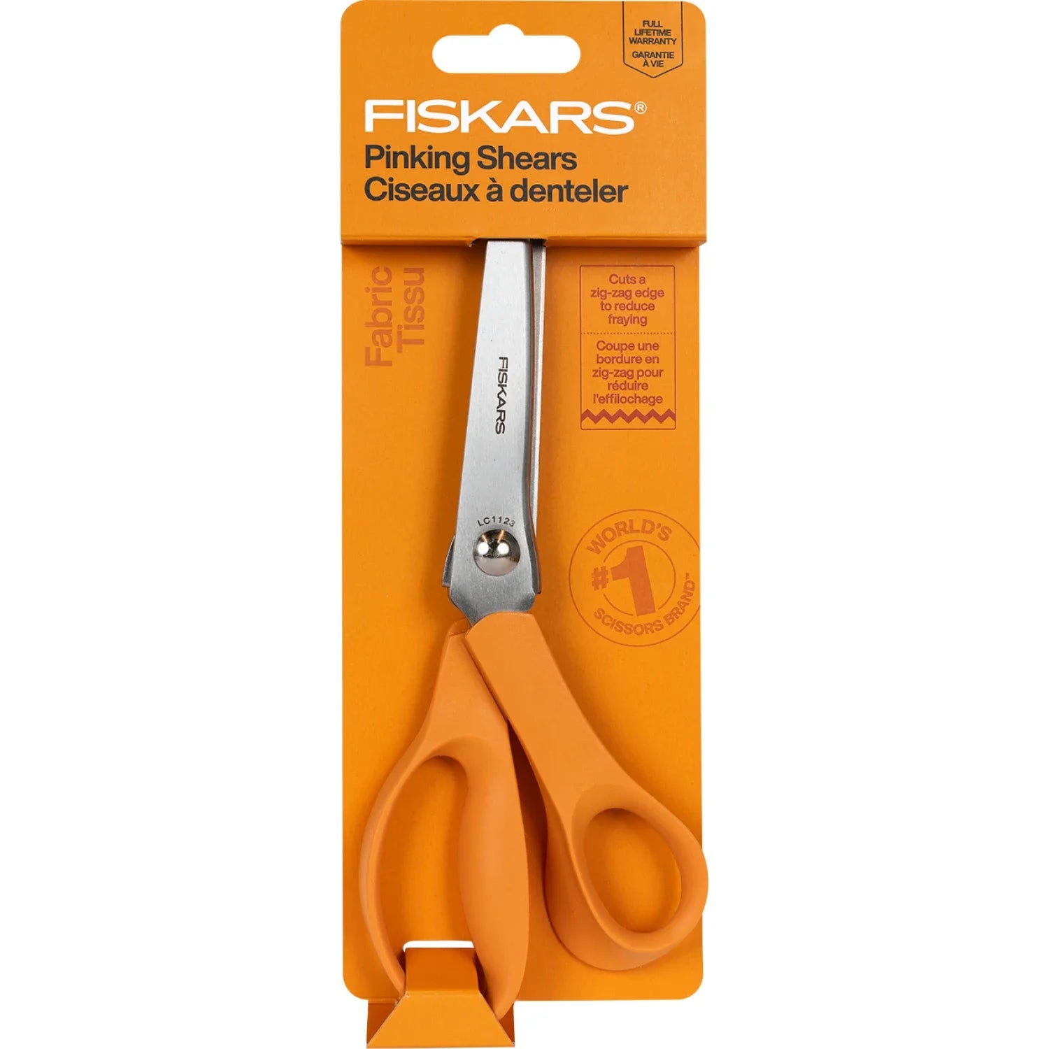 Fiskars 10" Pinking Shears - Orange