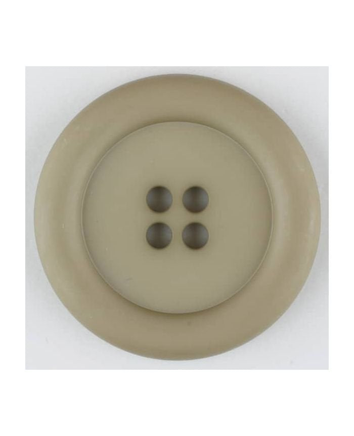 1-1/8" Polyamide Button - Beige 