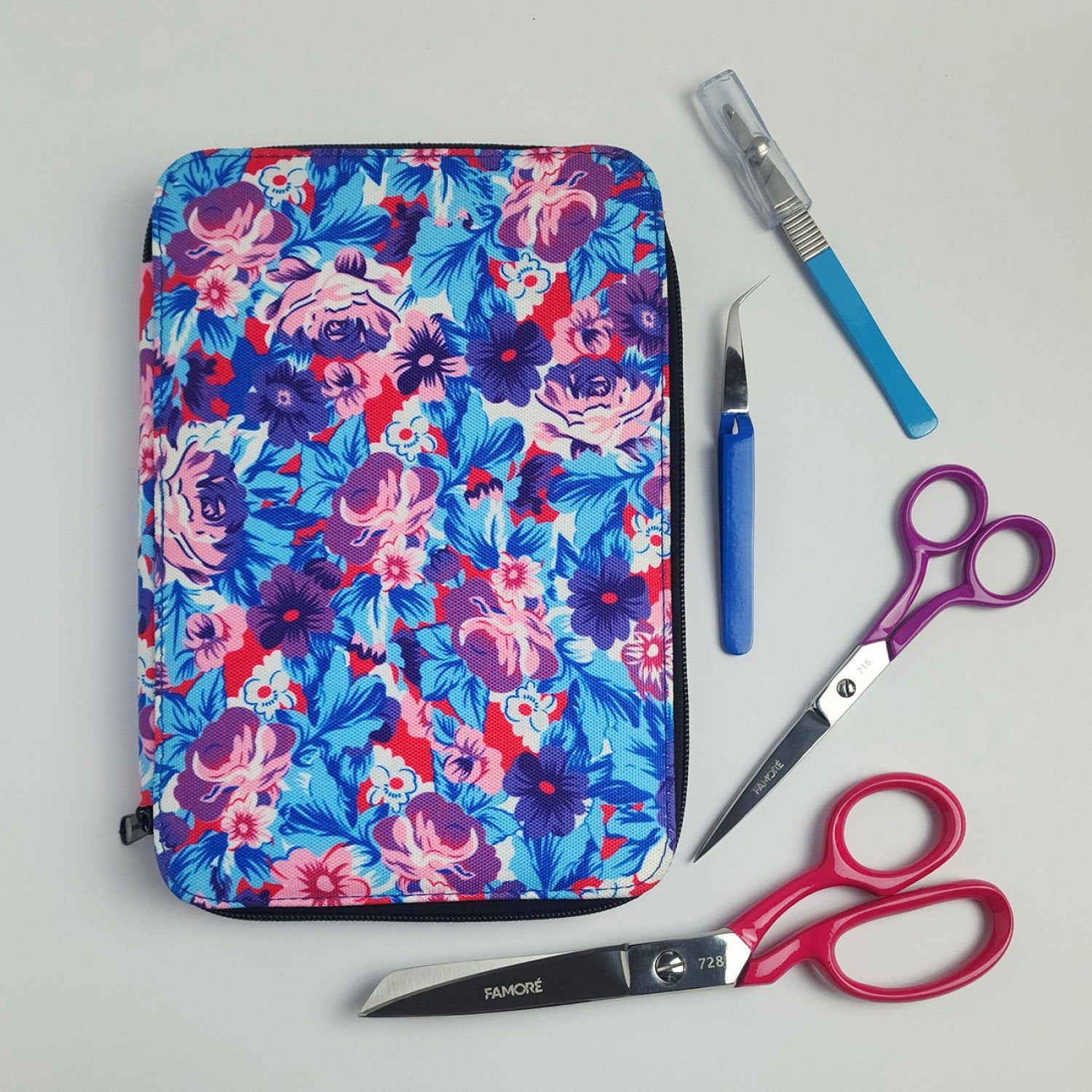Famore's Sewing Kit - Floral Pattern