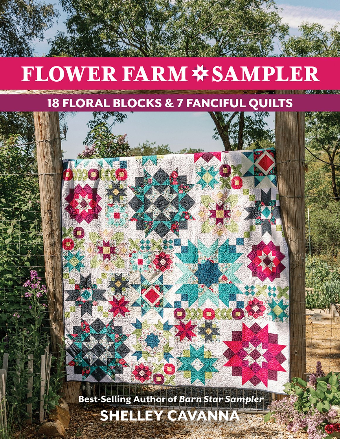 Flower Farm Sampler by Shelley Cavanna
