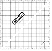 Ruler: Bloc Loc HST Acrylic Ruler Set (3.5" 6.5" 9.5")