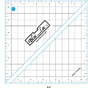 Ruler: Bloc Loc HST 6.5" Acrylic Ruler