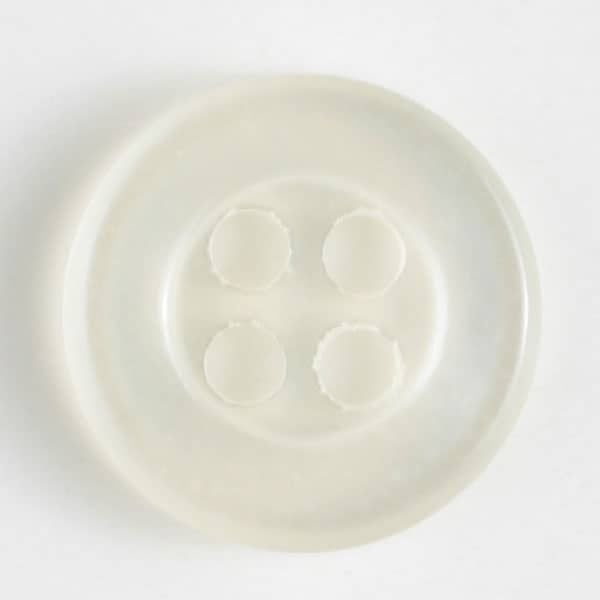 5/8" Fashion Button - White 