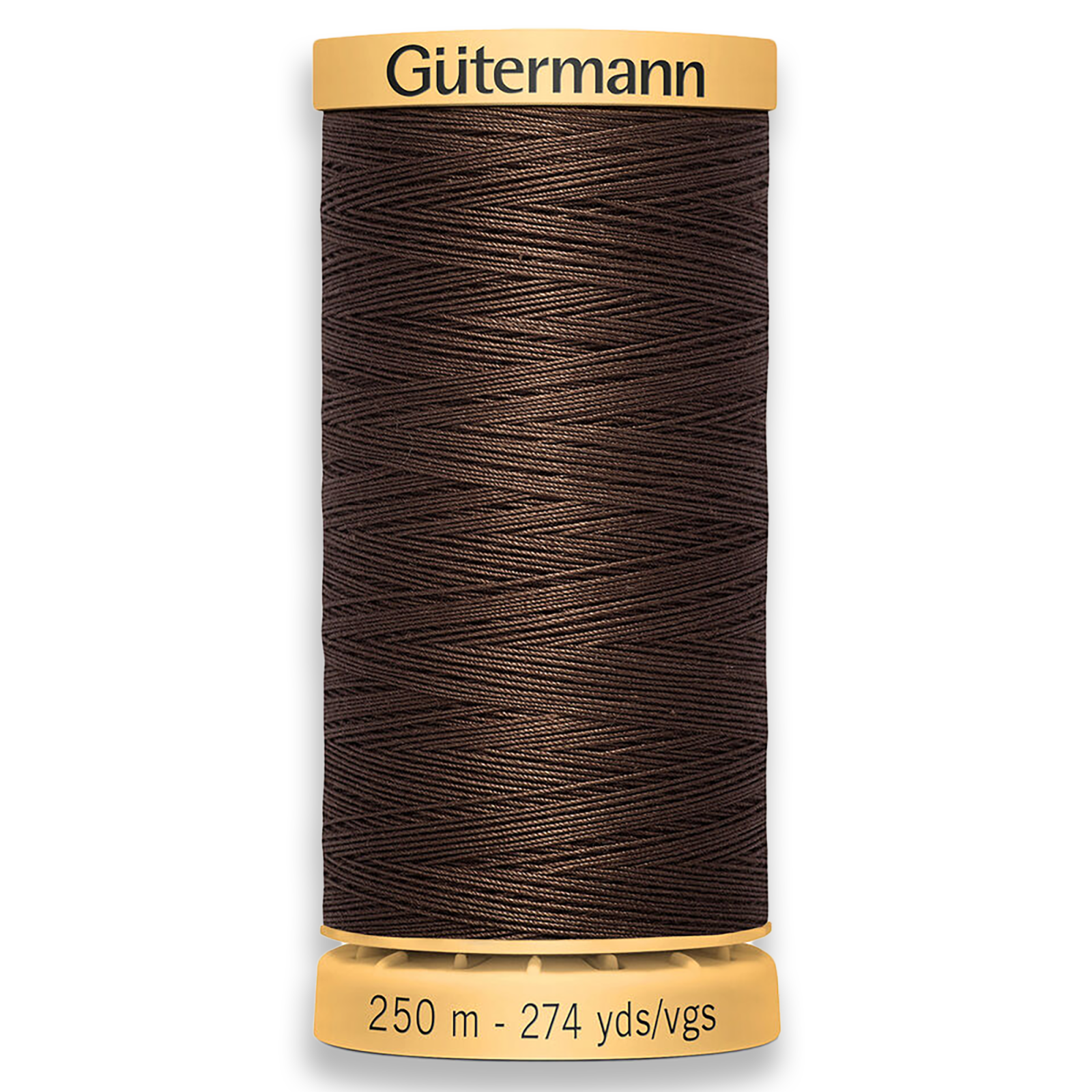 Gutermann 100% Natural Cotton Thread 250m/273yds - Walnut