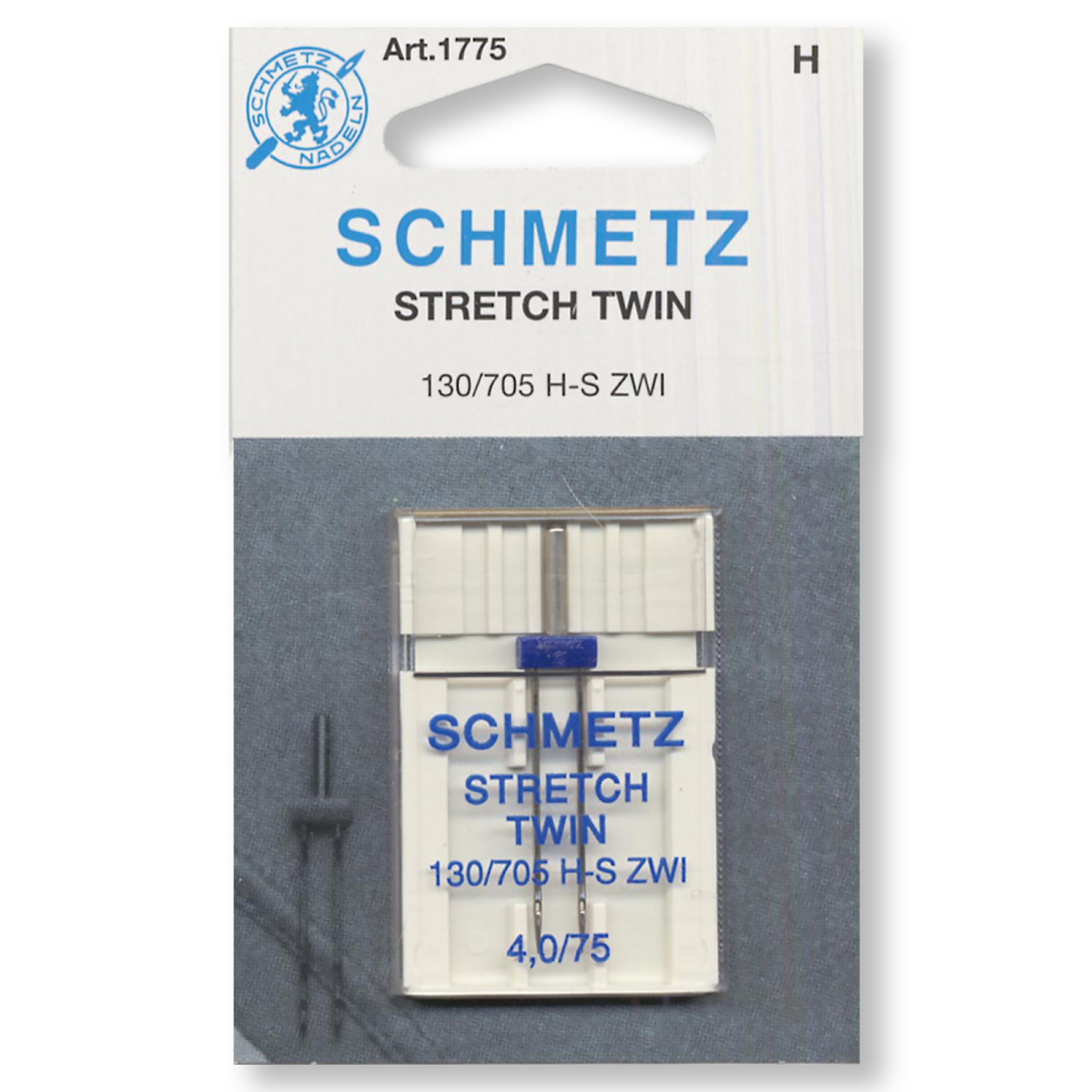 Schmetz Machine Needles: Twin Stretch Size 4.0/75