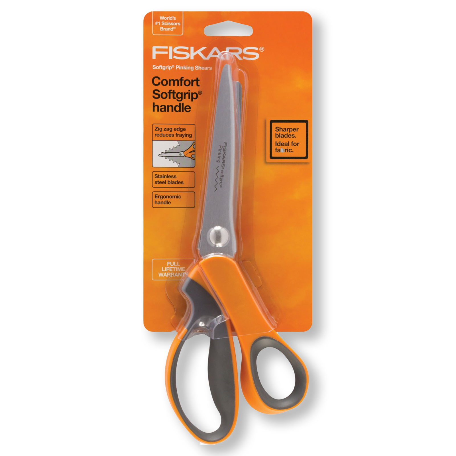 Scissors: Fiskars 8" Pinking Shears