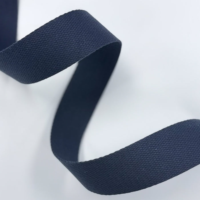 Cotton Webbing - 1-1/2" wide - Navy (23)
