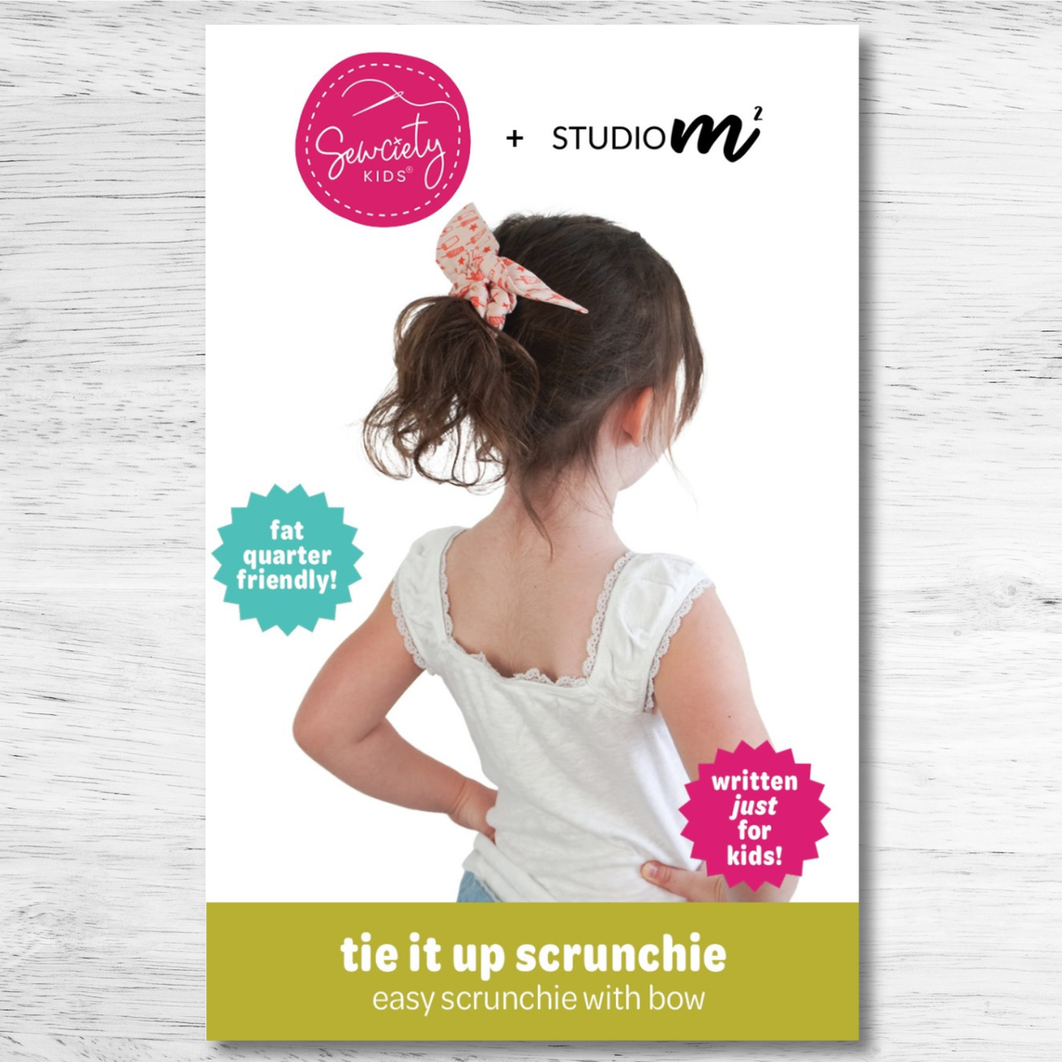 Sewciety Kids - Tie It Up Scrunchie
