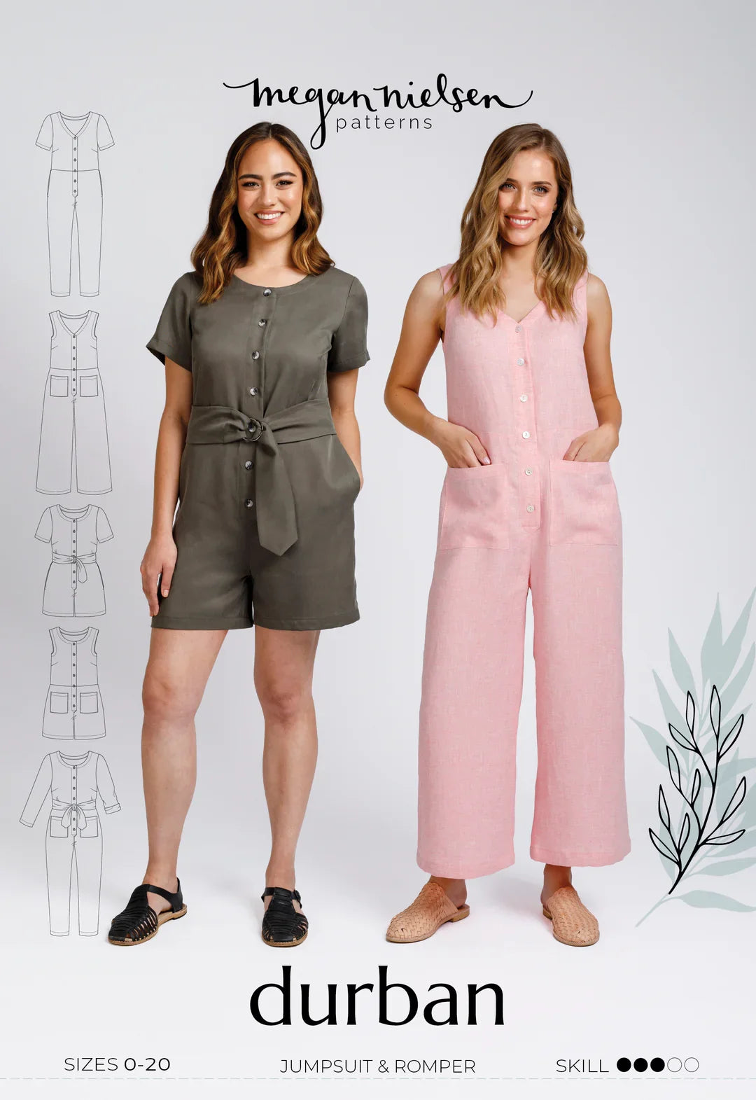 Megan Nielsen Patterns - Durban Jumpsuit & Romper