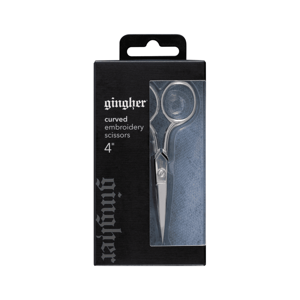 Gingher 4in Curved Embroidery Scissors