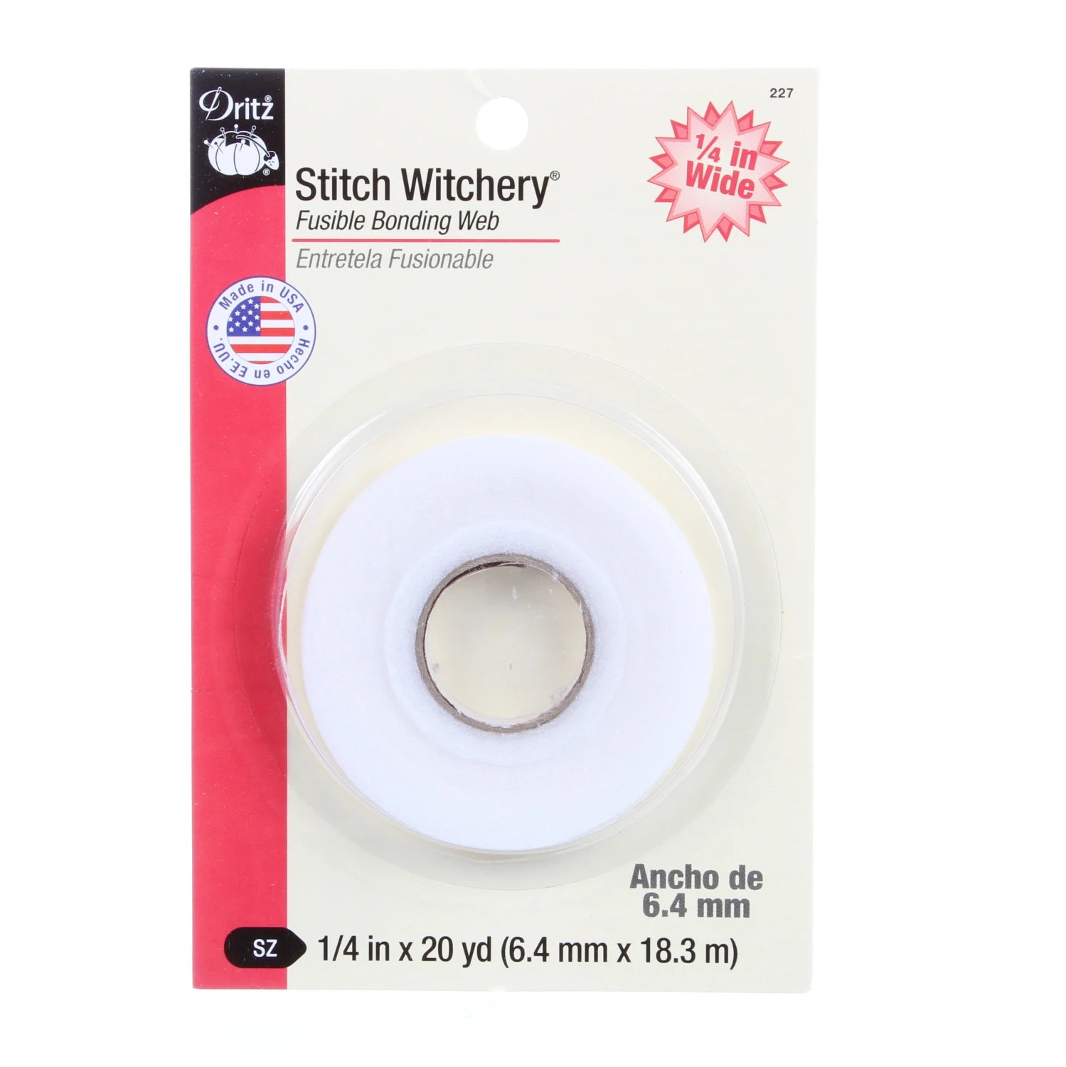 Stitch Witchery Fusible Bonding - 1/4"