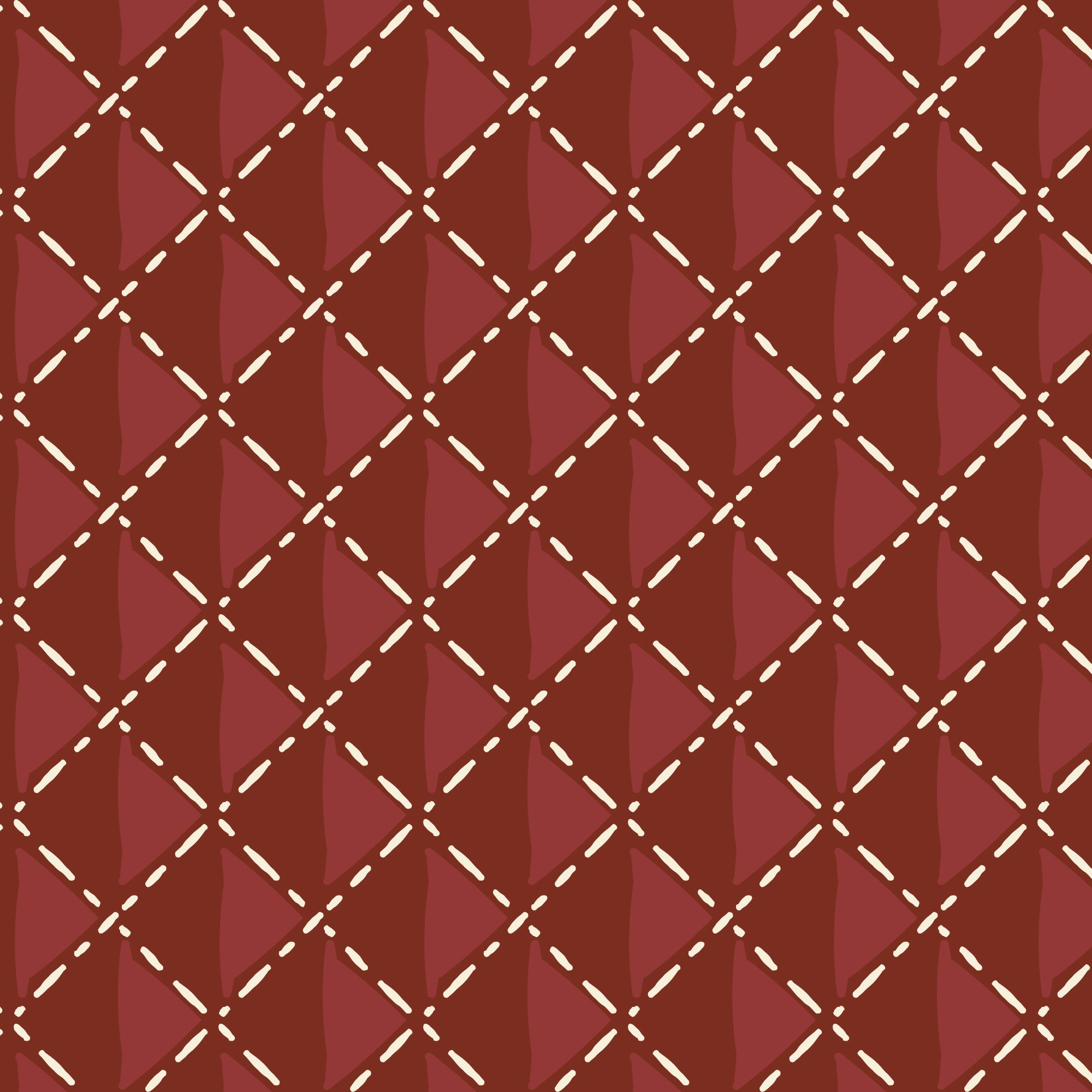 Falling Into Autumn - Quilted Warmth - Red