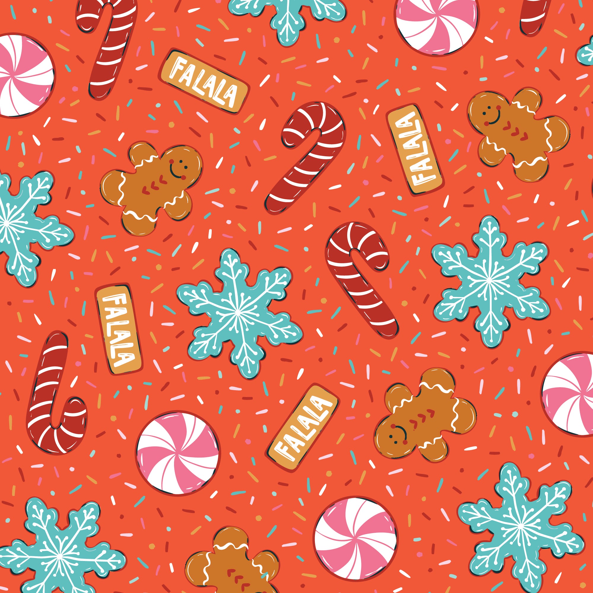 Jolly Tidings - Cookies Chaos - Red